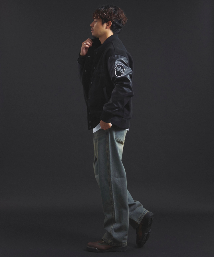 JACKROSE(ジャックローズ) |【The Rolling Stones×JACKROSE】 Lips&Tongue シグネチャースタジャン(MENS)