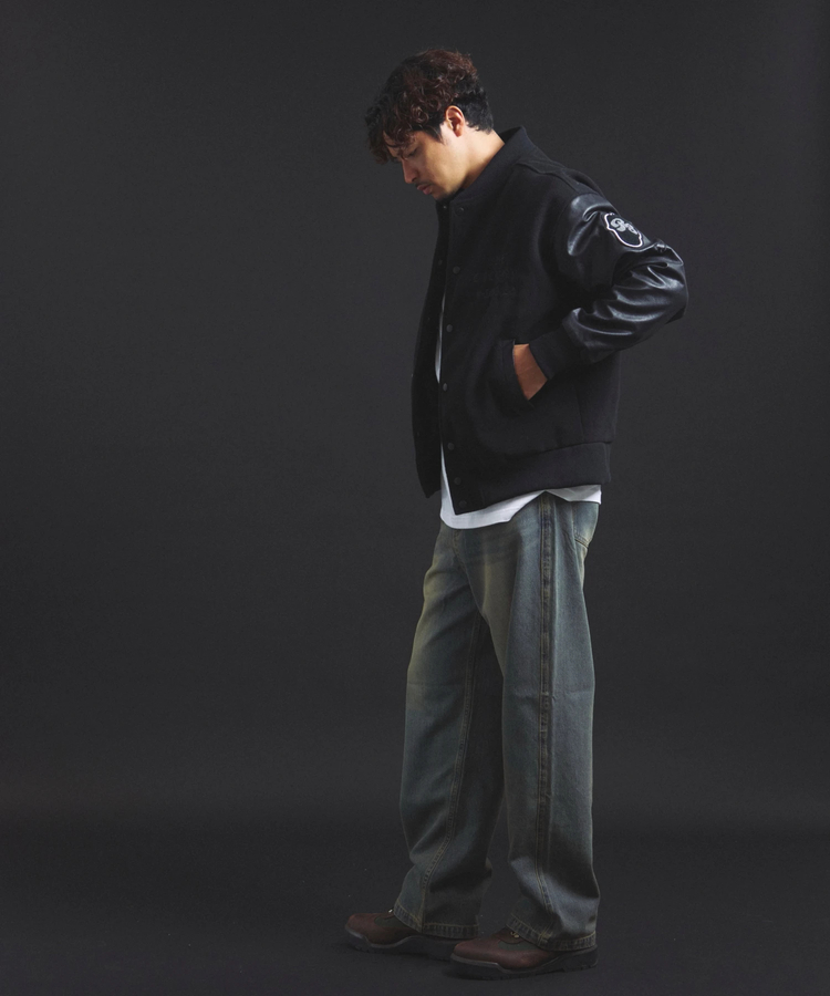 JACKROSE(ジャックローズ) |【The Rolling Stones×JACKROSE】 Lips&Tongue シグネチャースタジャン(MENS)