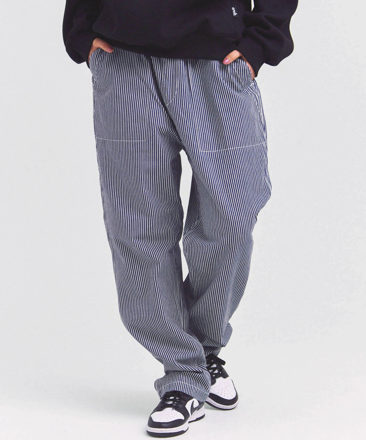 JACKROSE(ジャックローズ) |GUNG HO/ガンホー EAZY FATIGUE PANTS -BLACK DENIM/HICKORY(MENS)