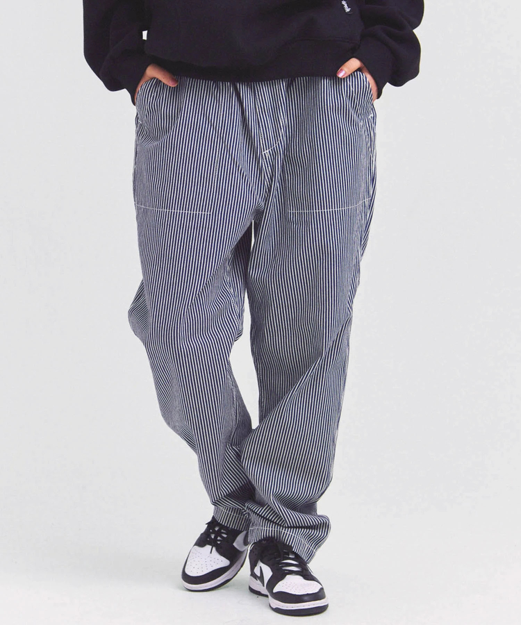JACKROSE(ジャックローズ) |GUNG HO/ガンホー EAZY FATIGUE PANTS -BLACK DENIM/HICKORY(MENS)