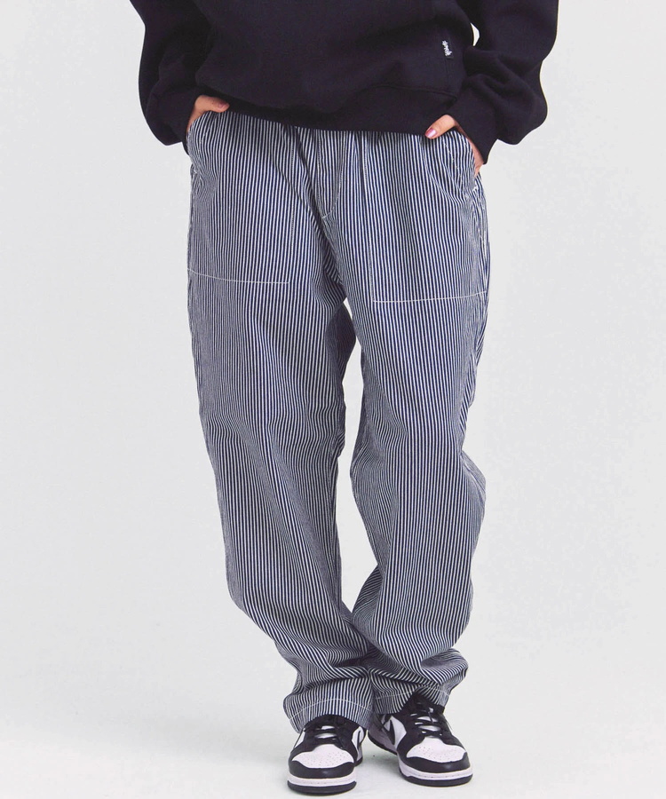 JACKROSE(ジャックローズ) |GUNG HO/ガンホー EAZY FATIGUE PANTS -BLACK DENIM/HICKORY(MENS)
