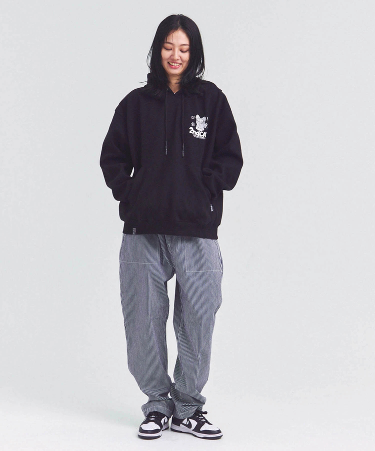 JACKROSE(ジャックローズ) |GUNG HO/ガンホー EAZY FATIGUE PANTS -BLACK DENIM/HICKORY(MENS)