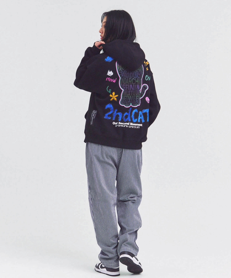 JACKROSE(ジャックローズ) |GUNG HO/ガンホー EAZY FATIGUE PANTS -BLACK DENIM/HICKORY(MENS)