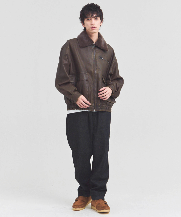 JACKROSE(ジャックローズ) |GUNG HO/ガンホー EAZY FATIGUE PANTS -BLACK DENIM/HICKORY(MENS)