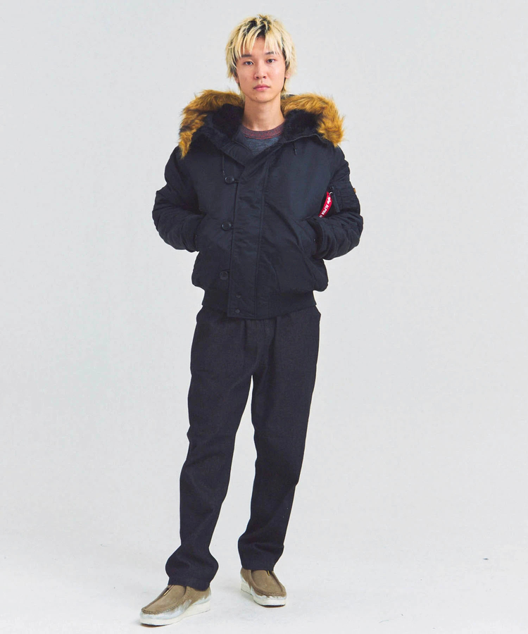 JACKROSE(ジャックローズ) |GUNG HO/ガンホー EAZY FATIGUE PANTS -BLACK DENIM/HICKORY(MENS)