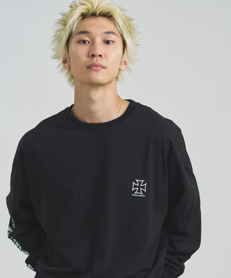 JACKROSE(ジャックローズ) |JE-アイアンクロス-LSTEE(MENS)