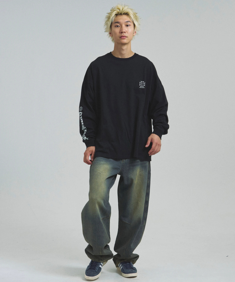 JACKROSE(ジャックローズ) |JE-アイアンクロス-LSTEE(MENS)