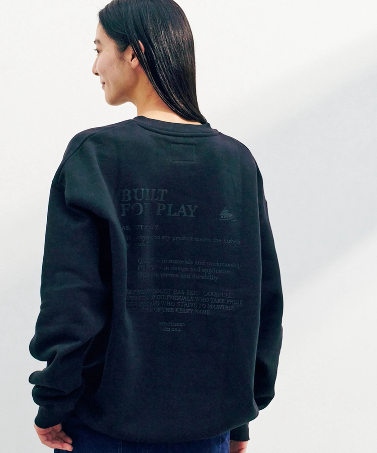 JACKROSE(ジャックローズ) |KELTY/ケルティ URBAN LETTERED CREW NECK SWEAT(MENS)