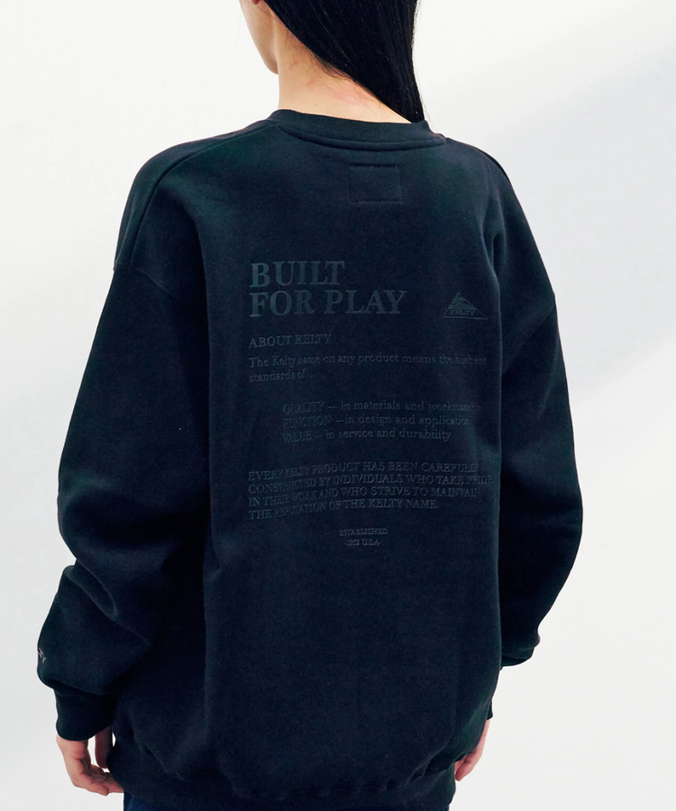 JACKROSE(ジャックローズ) |KELTY/ケルティ URBAN LETTERED CREW NECK SWEAT(MENS)