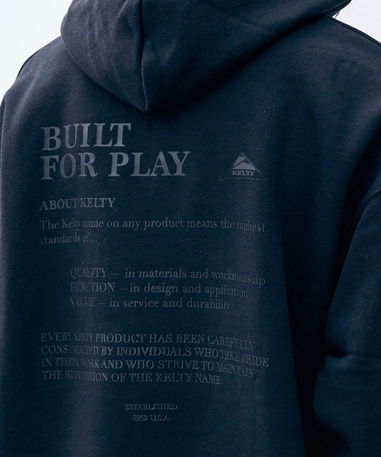 JACKROSE(ジャックローズ) |KELTY/ケルティ URBAN LETTERED SWEAT PARKA(MENS)
