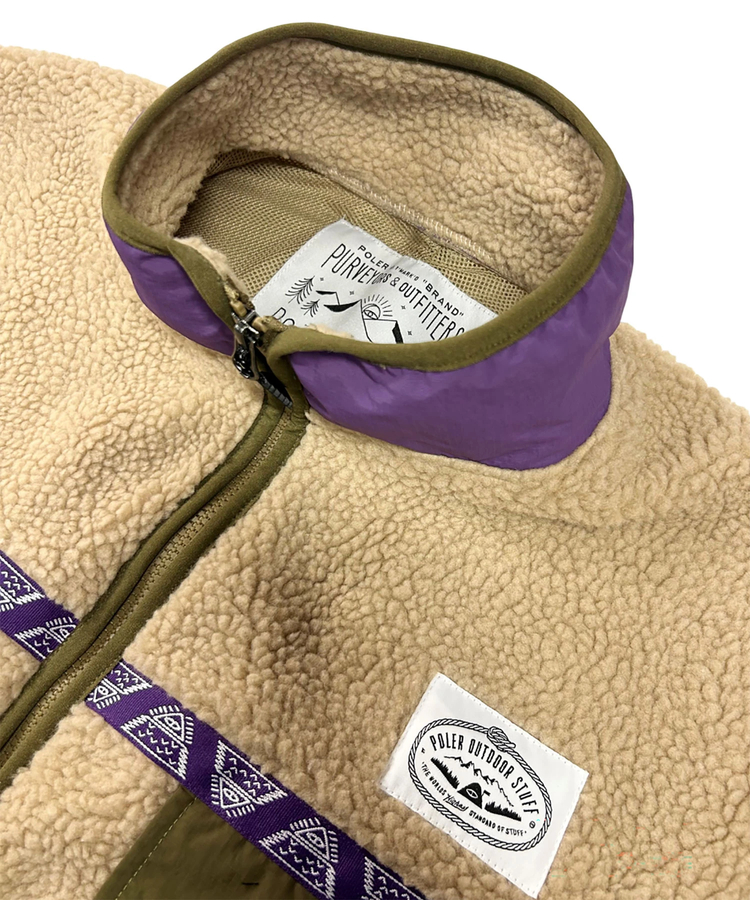 JACKROSE(ジャックローズ) |POLeR/ポーラー JACQUARD SHERPA JACKET(MENS)