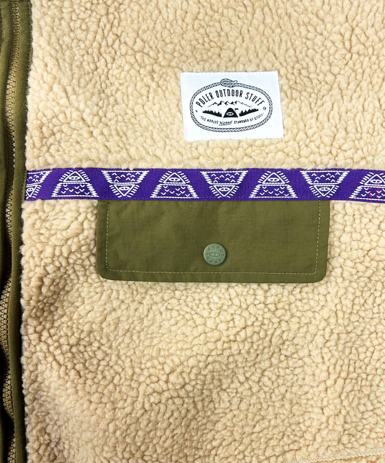 JACKROSE(ジャックローズ) |POLeR/ポーラー JACQUARD SHERPA JACKET(MENS)