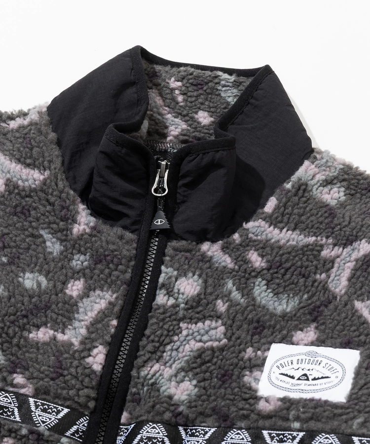 JACKROSE(ジャックローズ) |POLeR/ポーラー JACQUARD SHERPA JACKET(MENS)