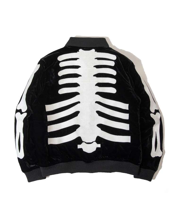 vanson/バンソン RITZ SKELTON BONES-Velours JKT(MENS)｜ファッション