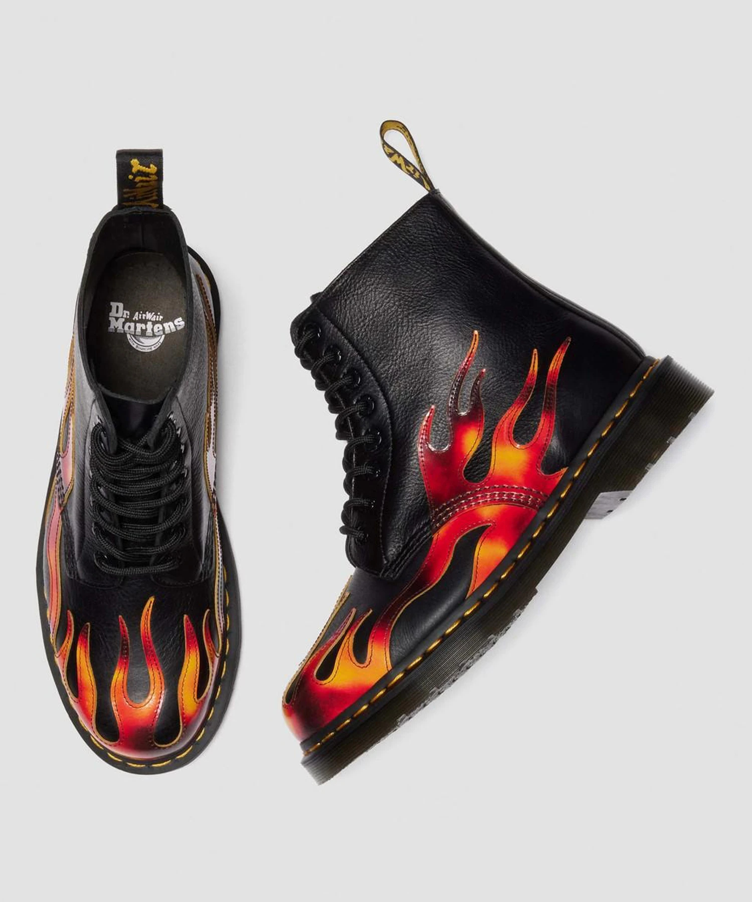 Dr. Martens/ドクターマーチン 1460 PASCAL FLAME 8-Eye Boots 