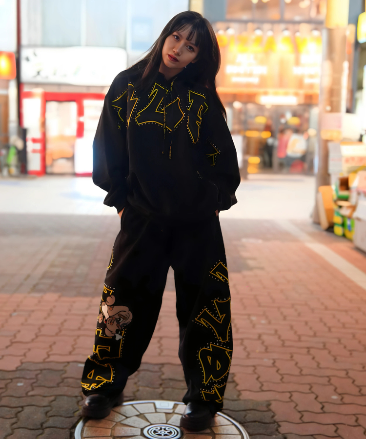 JACKROSE(ジャックローズ) |【GALFY×GALLIS ADDICTION】スウェードキラキラSETUP(MENS)