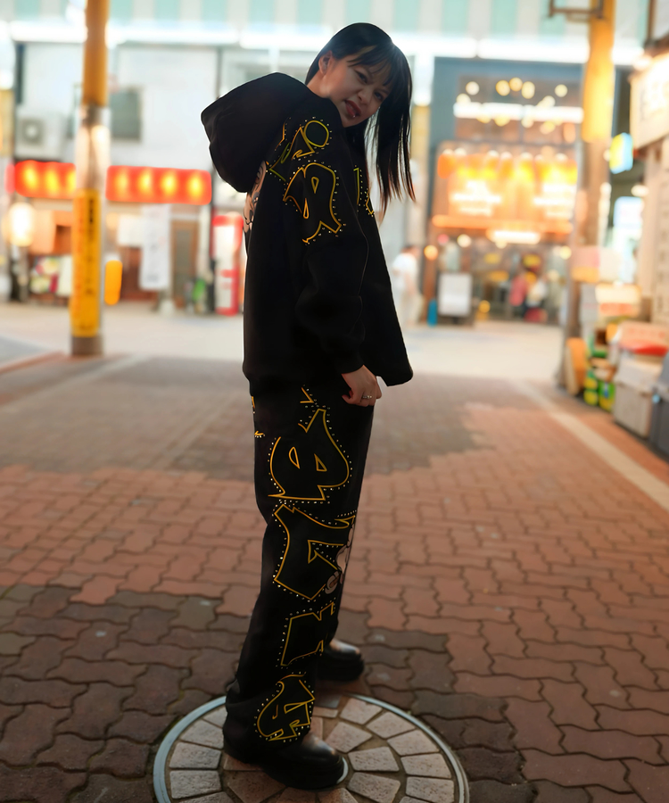 JACKROSE(ジャックローズ) |【GALFY×GALLIS ADDICTION】スウェードキラキラSETUP(MENS)