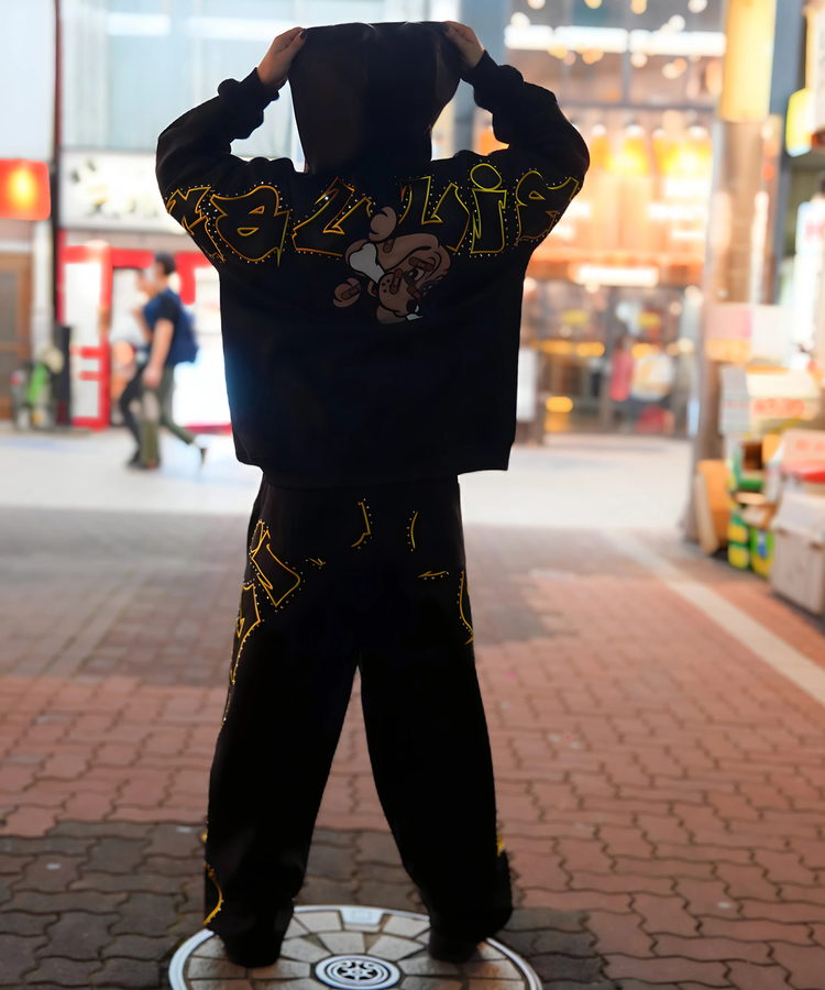 JACKROSE(ジャックローズ) |【GALFY×GALLIS ADDICTION】スウェードキラキラSETUP(MENS)