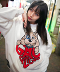 JACKROSE(ジャックローズ) |【GALFY×GALLIS ADDICTION】わんわんはーとスウェット(WOMENS)