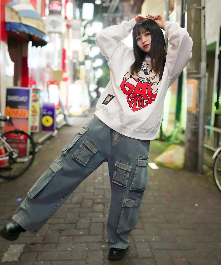 JACKROSE(ジャックローズ) |【GALFY×GALLIS ADDICTION】わんわんはーとスウェット(WOMENS)