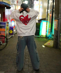 JACKROSE(ジャックローズ) |【GALFY×GALLIS ADDICTION】わんわんはーとスウェット(WOMENS)