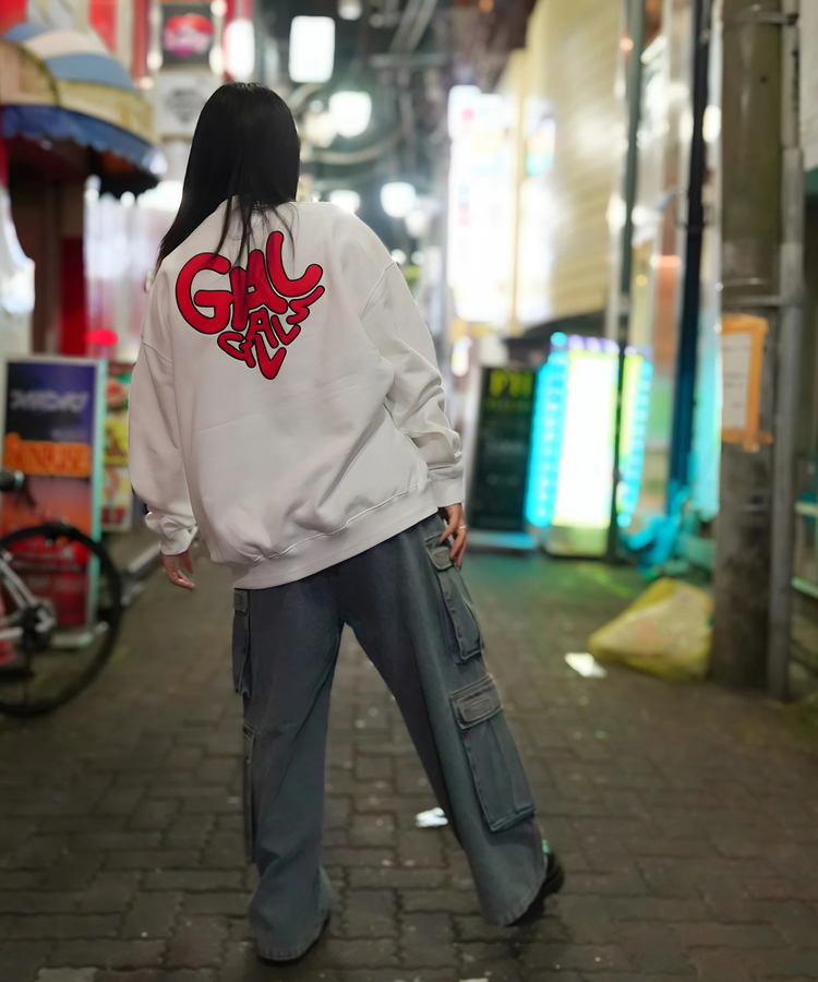 JACKROSE(ジャックローズ) |【GALFY×GALLIS ADDICTION】わんわんはーとスウェット(WOMENS)