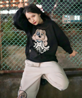 JACKROSE(ジャックローズ) |【GALFY×GALLIS ADDICTION】わんわんはーとスウェット(WOMENS)