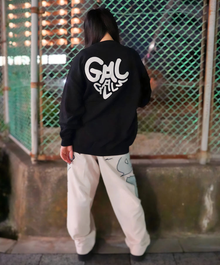 JACKROSE(ジャックローズ) |【GALFY×GALLIS ADDICTION】わんわんはーとスウェット(WOMENS)