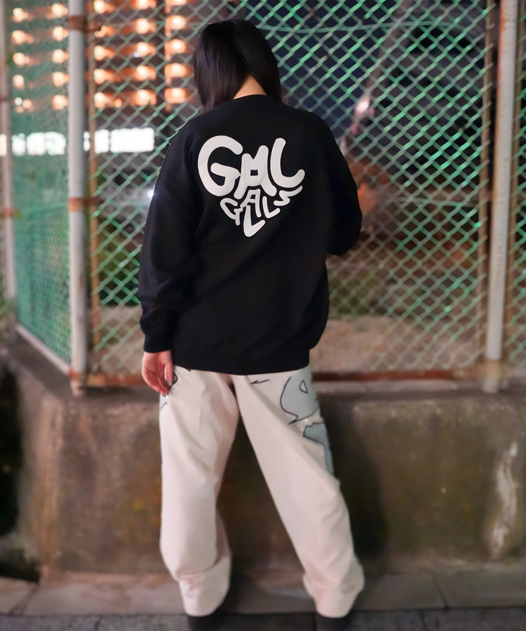 JACKROSE(ジャックローズ) |【GALFY×GALLIS ADDICTION】わんわんはーとスウェット(WOMENS)