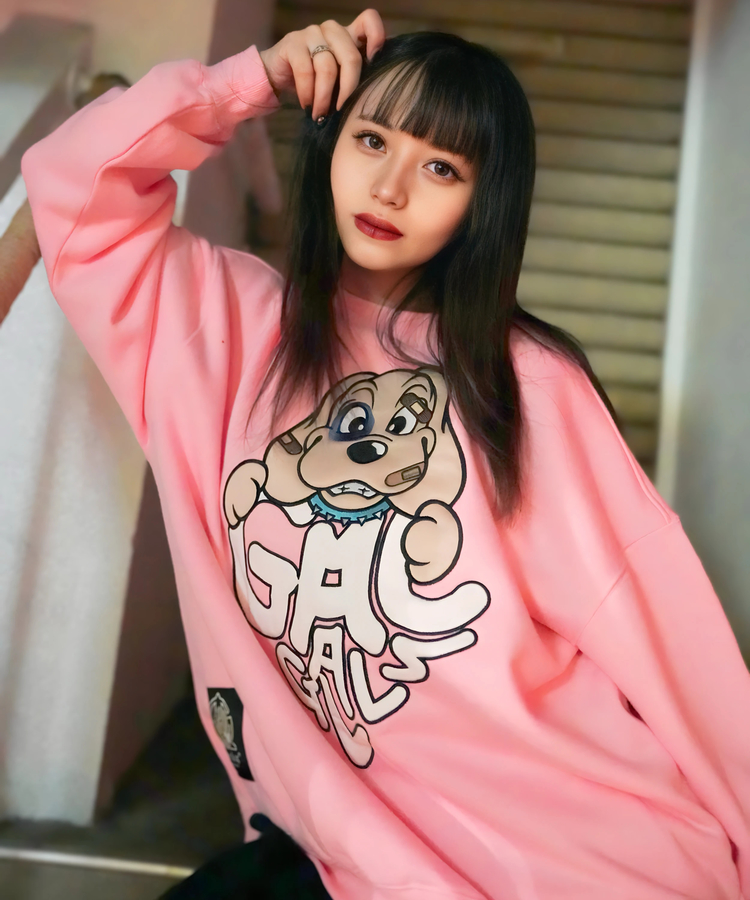 JACKROSE(ジャックローズ) |【GALFY×GALLIS ADDICTION】わんわんはーとスウェット(WOMENS)