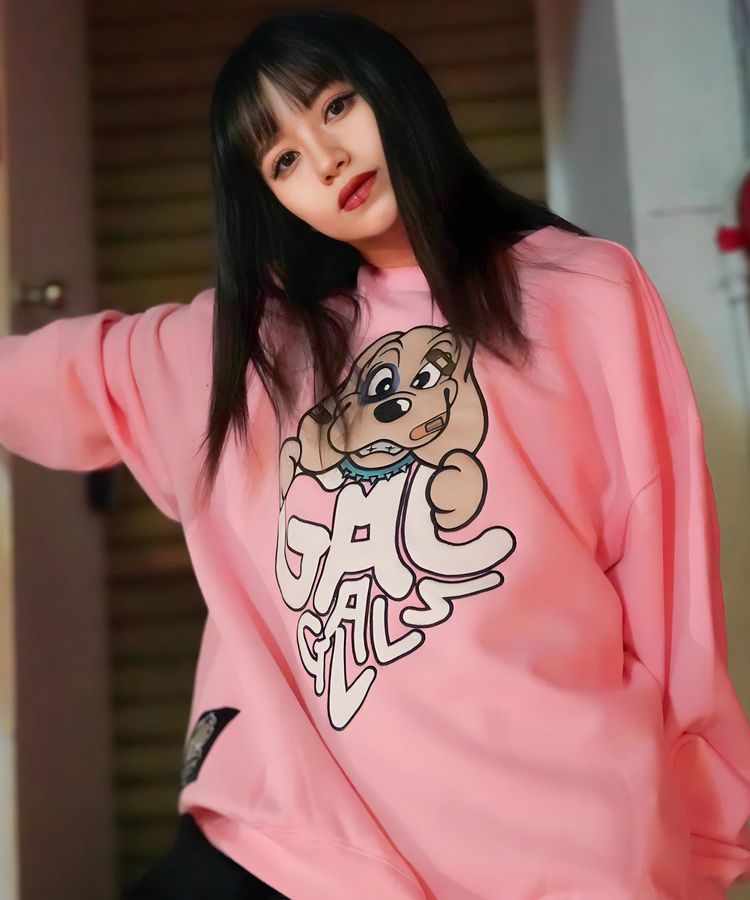 JACKROSE(ジャックローズ) |【GALFY×GALLIS ADDICTION】わんわんはーとスウェット(WOMENS)