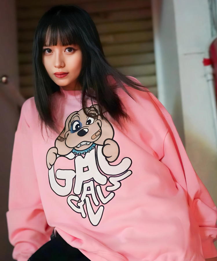 JACKROSE(ジャックローズ) |【GALFY×GALLIS ADDICTION】わんわんはーとスウェット(WOMENS)