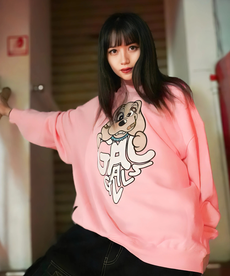 JACKROSE(ジャックローズ) |【GALFY×GALLIS ADDICTION】わんわんはーとスウェット(WOMENS)