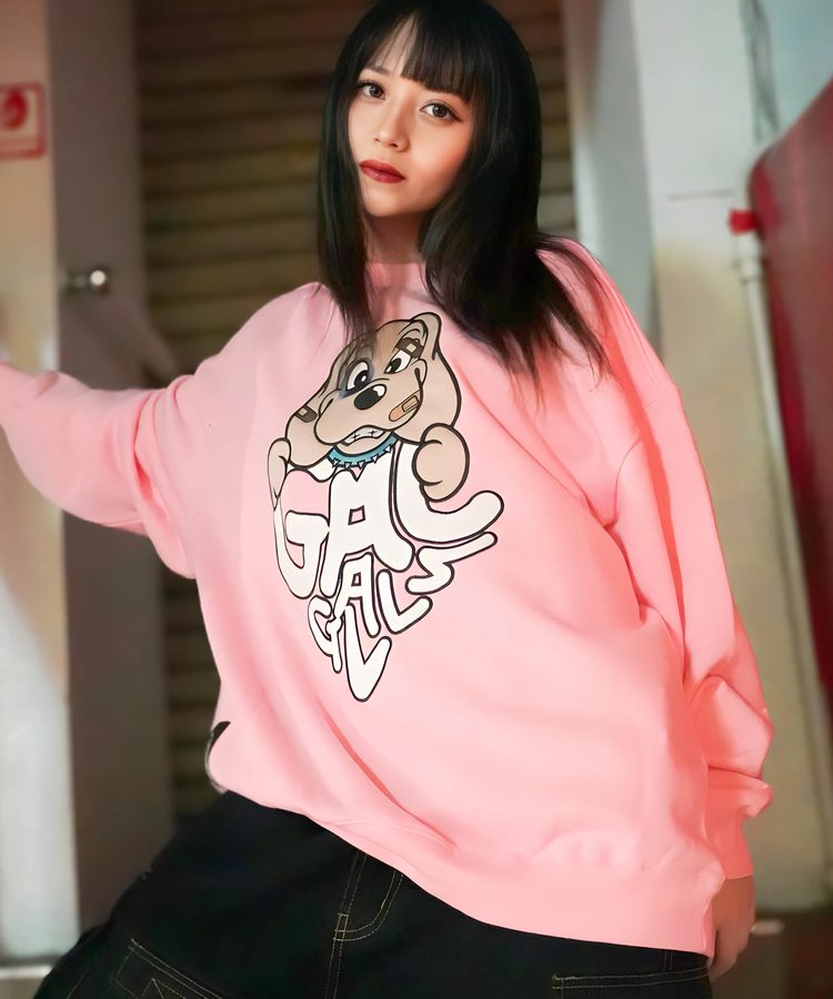 JACKROSE(ジャックローズ) |【GALFY×GALLIS ADDICTION】わんわんはーとスウェット(WOMENS)