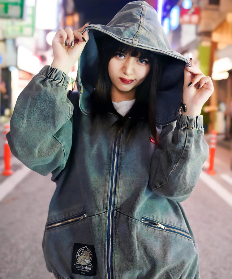 JACKROSE(ジャックローズ) |【GALFY×GALLIS ADDICTION】安定の別注デニムフードジャケット*セットアップ対応(MENS)