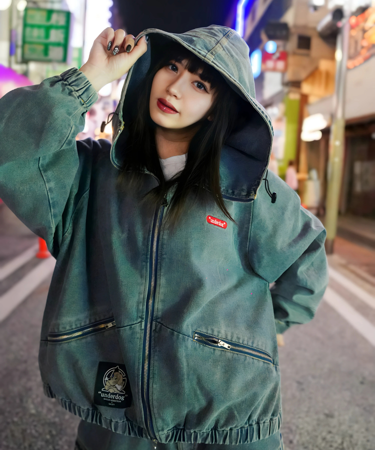 JACKROSE(ジャックローズ) |【GALFY×GALLIS ADDICTION】安定の別注デニムフードジャケット*セットアップ対応(MENS)