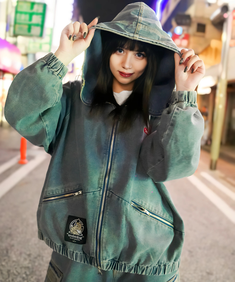 JACKROSE(ジャックローズ) |【GALFY×GALLIS ADDICTION】安定の別注デニムフードジャケット*セットアップ対応(MENS)