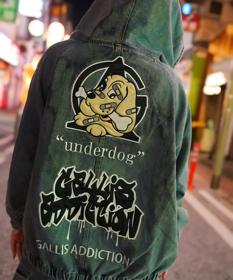 JACKROSE(ジャックローズ) |【GALFY×GALLIS ADDICTION】安定の別注デニムフードジャケット*セットアップ対応(MENS)