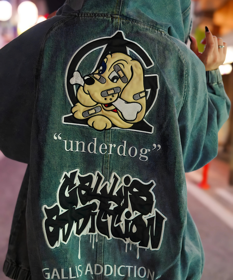 JACKROSE(ジャックローズ) |【GALFY×GALLIS ADDICTION】安定の別注デニムフードジャケット*セットアップ対応(MENS)