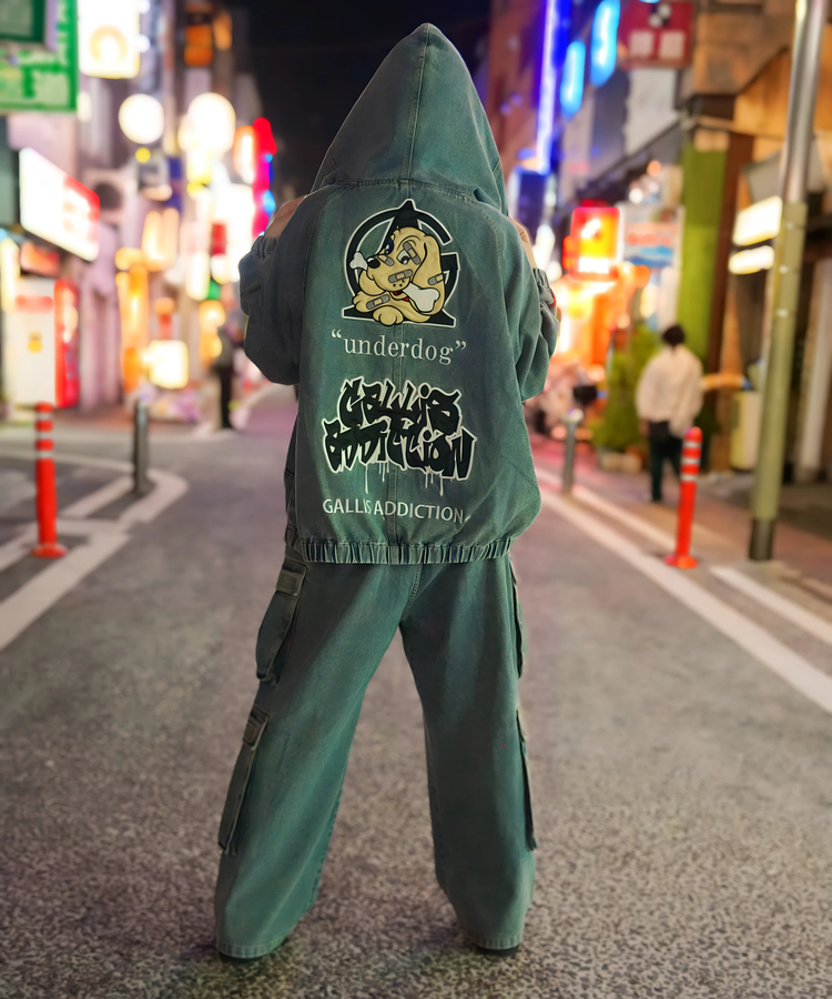 JACKROSE(ジャックローズ) |【GALFY×GALLIS ADDICTION】安定の別注デニムフードジャケット*セットアップ対応(MENS)
