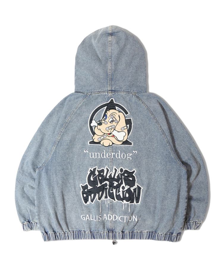 JACKROSE(ジャックローズ) |【GALFY×GALLIS ADDICTION】安定の別注デニムフードジャケット*セットアップ対応(MENS)