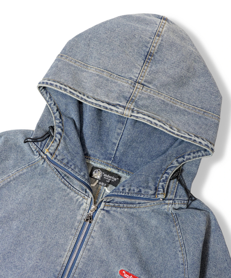 JACKROSE(ジャックローズ) |【GALFY×GALLIS ADDICTION】安定の別注デニムフードジャケット*セットアップ対応(MENS)
