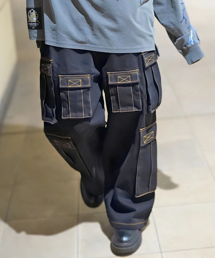 JACKROSE(ジャックローズ) |【GALFY×GALLIS ADDICTION】安定の別注デニムカーゴパンツ*セットアップ対応(MENS)