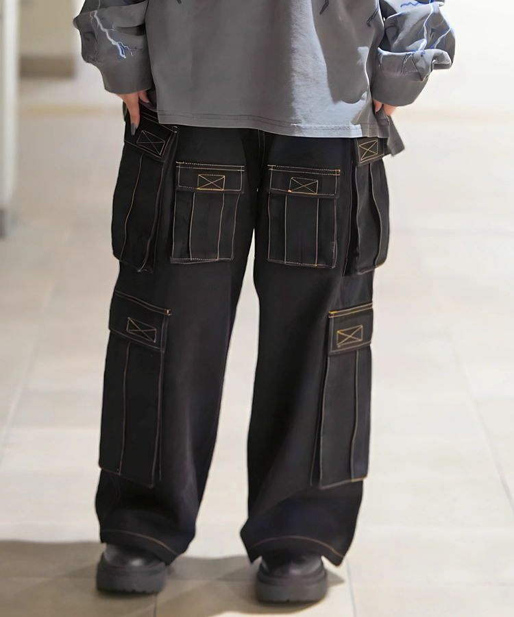 JACKROSE(ジャックローズ) |【GALFY×GALLIS ADDICTION】安定の別注デニムカーゴパンツ*セットアップ対応(MENS)