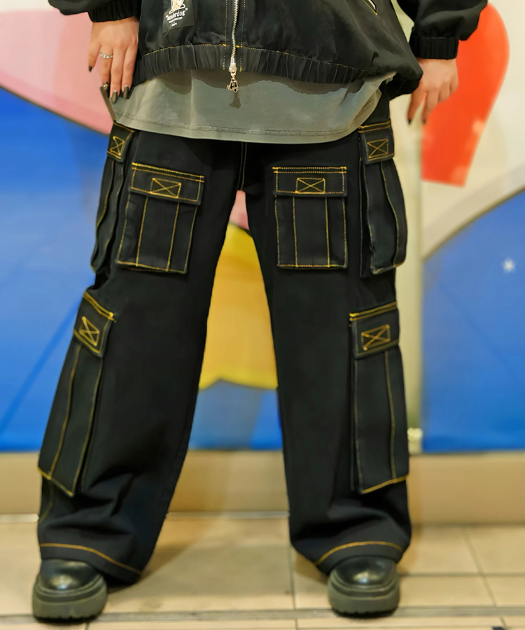 JACKROSE(ジャックローズ) |【GALFY×GALLIS ADDICTION】安定の別注デニムカーゴパンツ*セットアップ対応(MENS)
