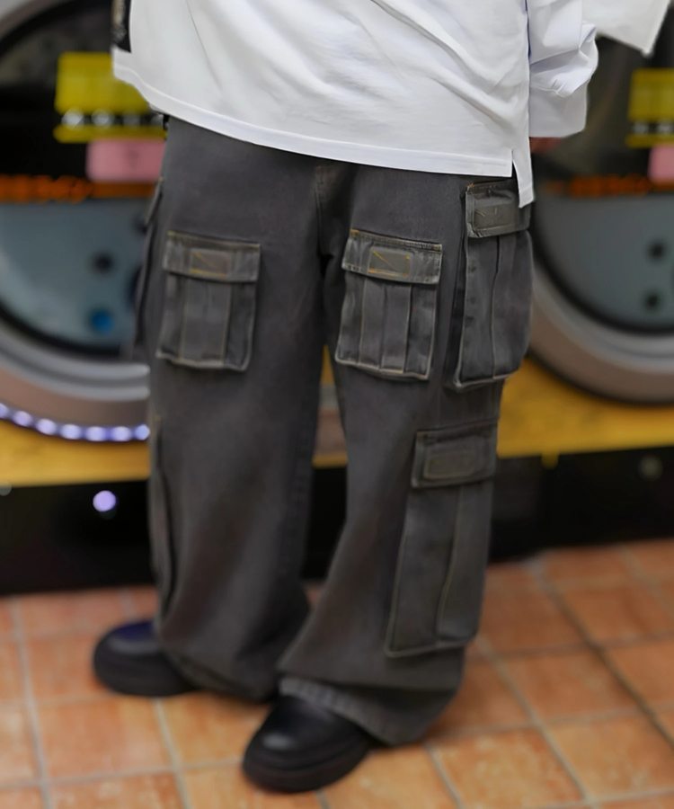 JACKROSE(ジャックローズ) |【GALFY×GALLIS ADDICTION】安定の別注デニムカーゴパンツ*セットアップ対応(MENS)