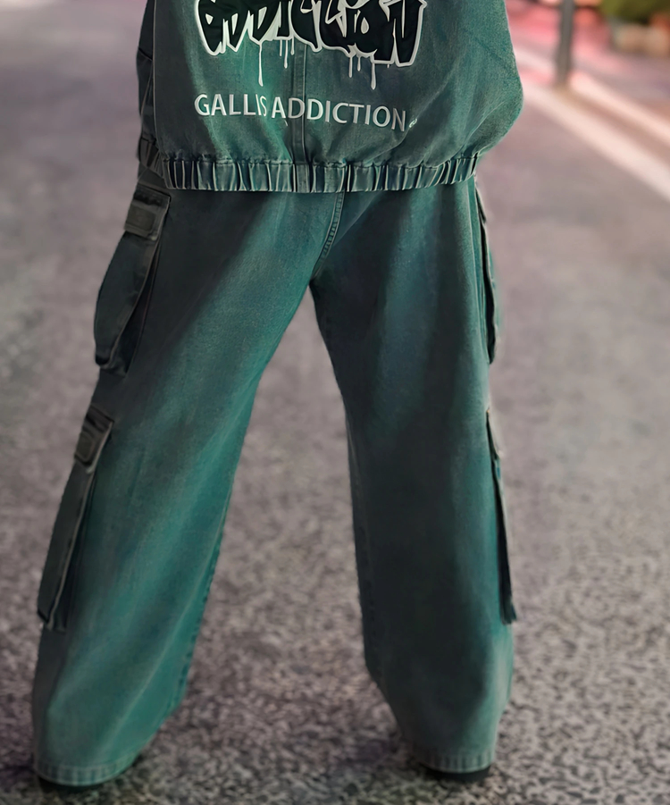 JACKROSE(ジャックローズ) |【GALFY×GALLIS ADDICTION】安定の別注デニムカーゴパンツ*セットアップ対応(MENS)