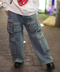 JACKROSE(ジャックローズ) |【GALFY×GALLIS ADDICTION】安定の別注デニムカーゴパンツ*セットアップ対応(MENS)