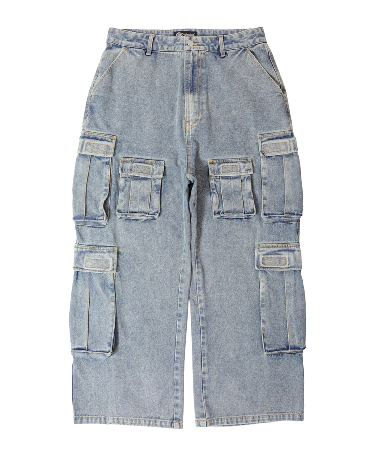 JACKROSE(ジャックローズ) |【GALFY×GALLIS ADDICTION】安定の別注デニムカーゴパンツ*セットアップ対応(MENS)