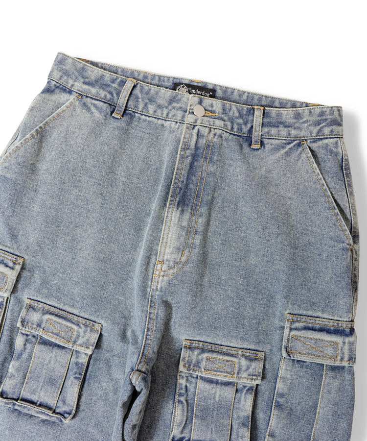 JACKROSE(ジャックローズ) |【GALFY×GALLIS ADDICTION】安定の別注デニムカーゴパンツ*セットアップ対応(MENS)